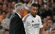 Ancelotti se empeña en recuperar a Mbappé y baraja darle la izquierda en Leganés