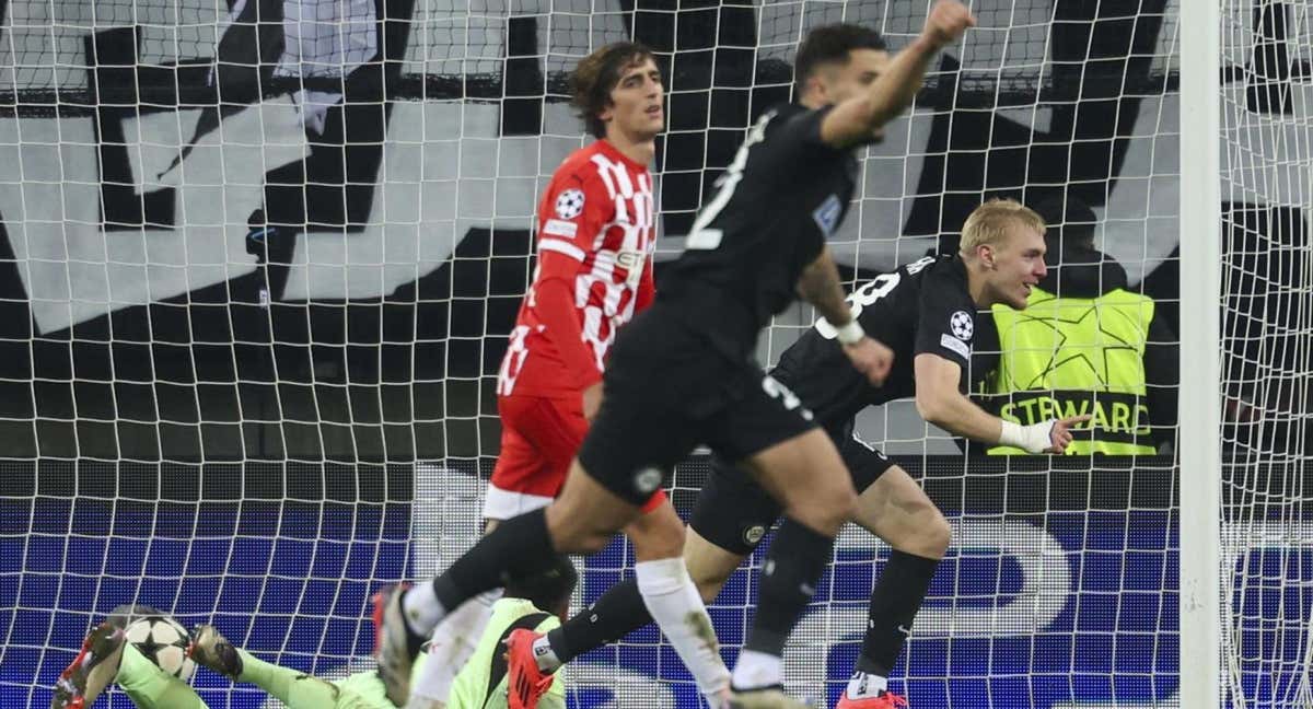 Biereth anotó el único gol del encuentro.