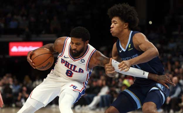 Paul George, jugador de los 76ers. REUTERS