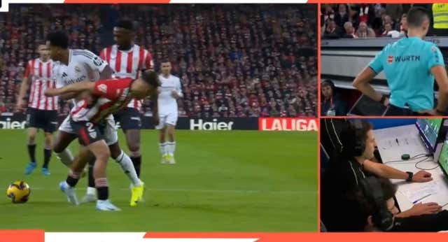 Los dos minutos de suspense en San Mamés que aumentan la confusión en torno al VAR y hacen enloquecer a Real Madrid TV
