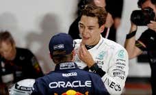 George Russell responde a Max Verstappen en su guerra particular: “Me dijo que me pondría la jodida cabeza contra el muro”