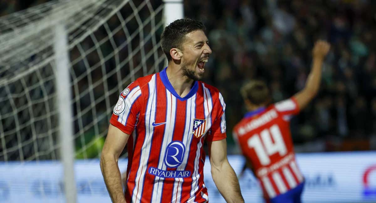 Lenglet marcó el gol del empate de cabeza.