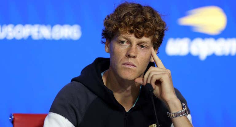 Jannik Sinner, en una rueda de prensa antes del US Open.