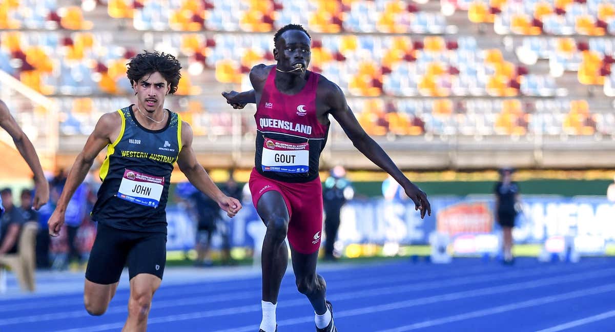 Gout Gout, durante los Australian All School Championships.