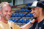 Araujo viaja a Dortmund 157 días después de lesionarse ... ¡Y con el alta médica!