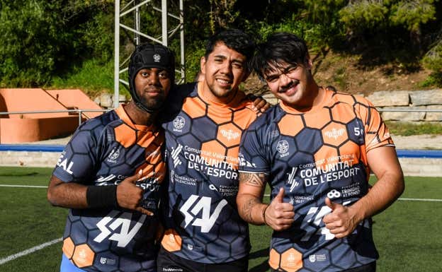 Jugadores de Les Abelles. TrySportImages