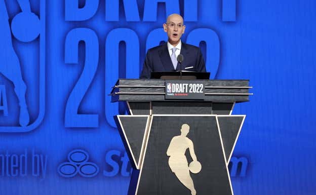 Adam Silver, comisionado de la NBA. Efe