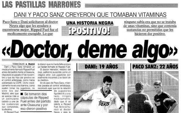 Una de las páginas que Marca dedicó al caso.