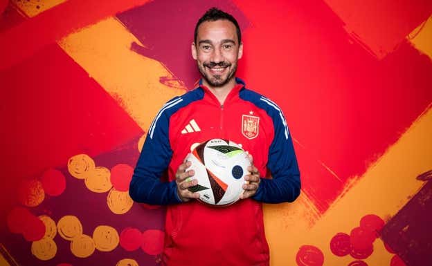 Pablo Amo, antes de la Eurocopa.  GETTY