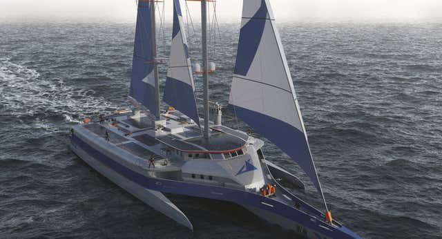 El primer carguero a vela con tecnología vueltamundista