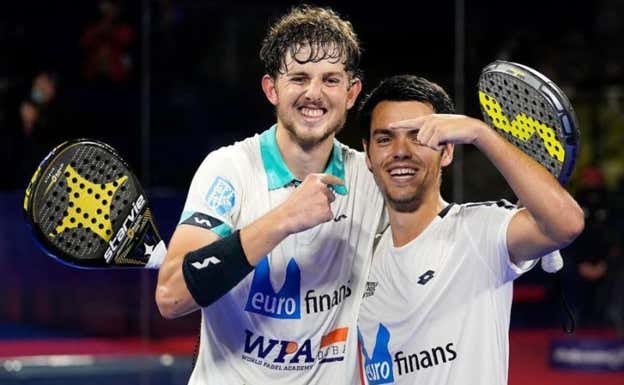 Mike Yanguas y Coki Nieto en su anterior etapa. WORLD PADEL TOUR