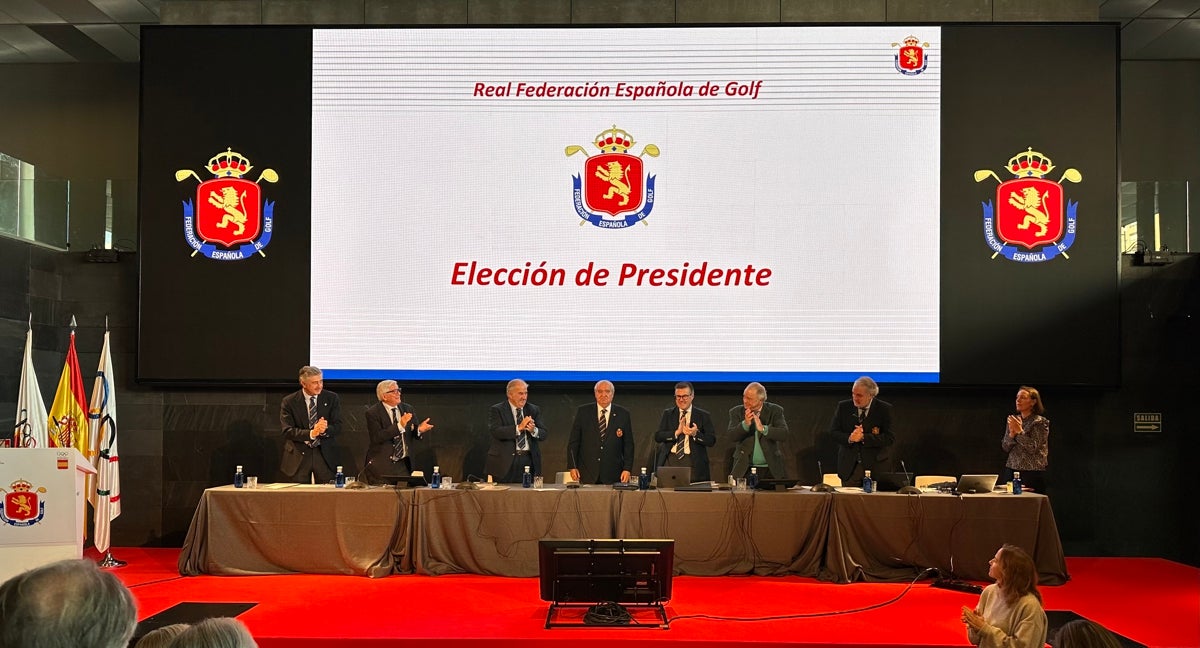 El madrileño será presidente de la RFEG durante los próximos cuatro años.