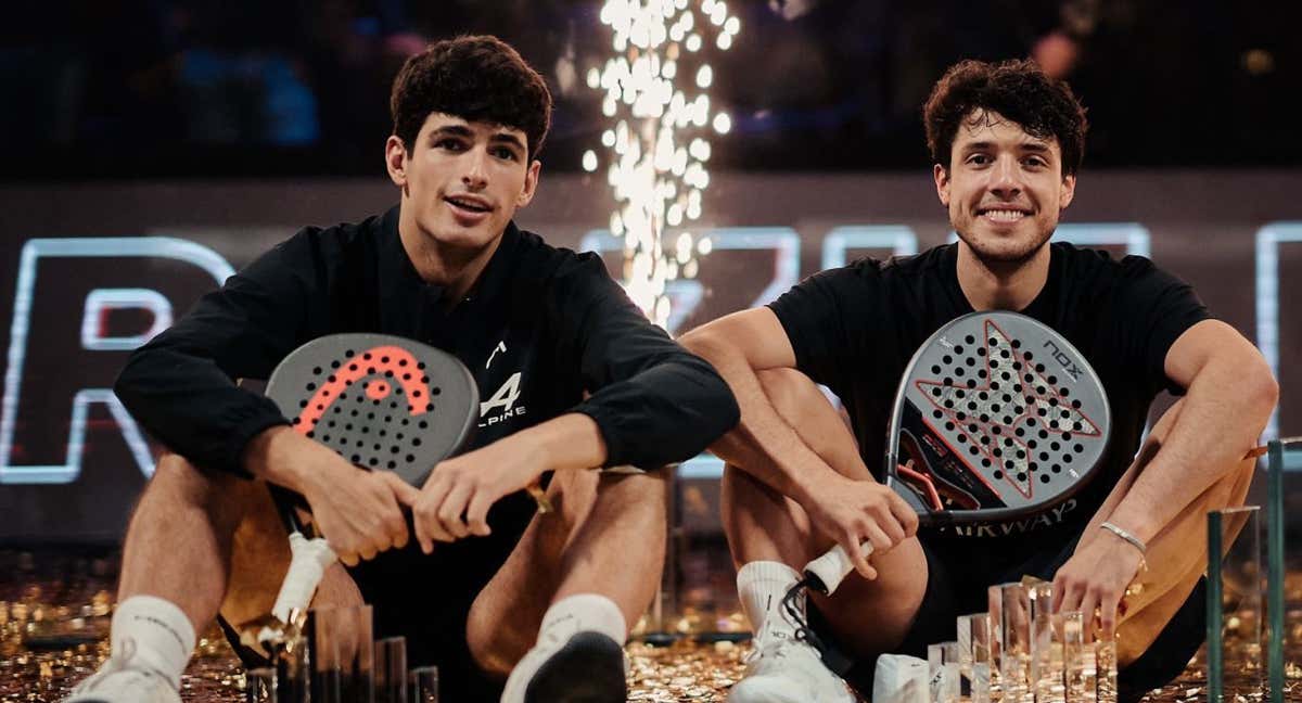 Arturo Coello y Agustín Tapia, los número 1 del mundo que dominaron la temporada 2024 del Premier Padel. /RRSS PREMIER PADEL