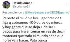 Un jugador de la Kings League responde a Gerard Piqué: “Reparte el millón a los jugadores de tu liga; cobramos 400 euros de mierda”