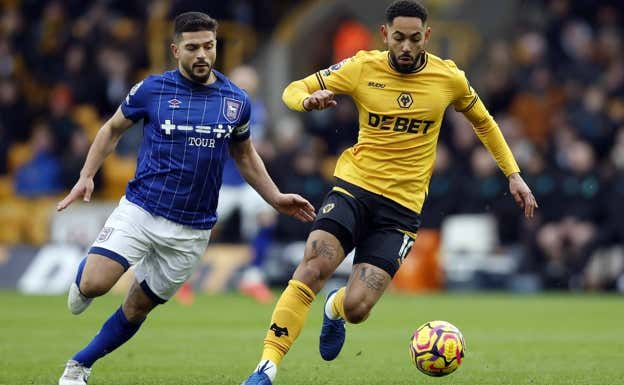 Matheus Cunha lleva ocho goles con el Wolverhampton este curso. EP