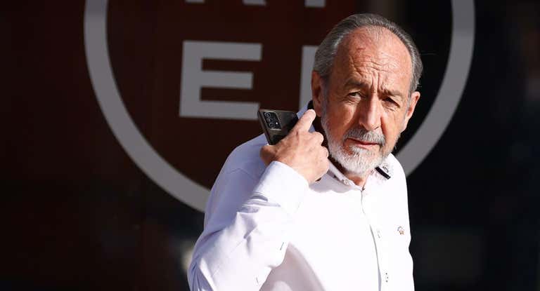 Paco Díez, presidente de la federación madrileña de fútbol.