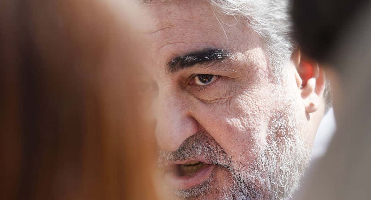 El presidente del Consejo Superior de Deportes (CSD), José Manuel Rodríguez Uribes, de intervenir en el Congreso.
