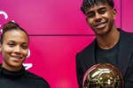 La afición del Barça sueña con la dupla 'Vicky-Lamine' como futuros candidatos al Balón de Oro