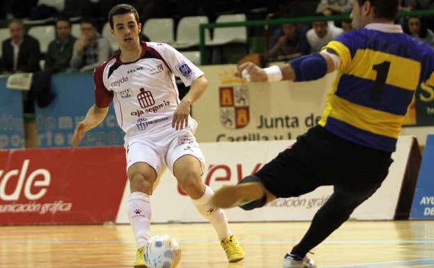 Pablo del Moral, jugador del Caja Segovia en 2013.  ARCHIVO/ANTONIO TANARRO