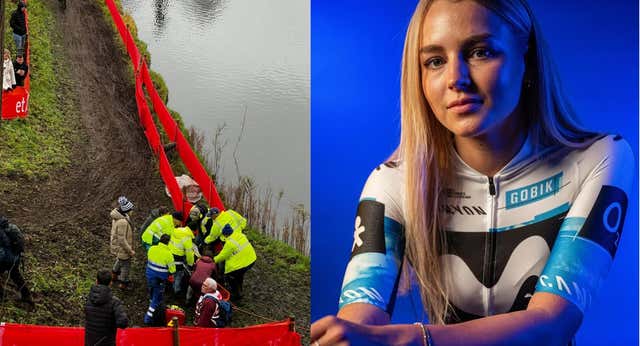 Hospitalizada la nueva joya del Movistar Team tras una ‘fuerte caída’ en ciclocross