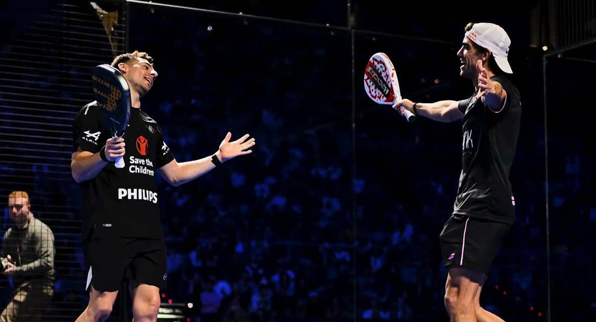 Martín Di Nenno y Juan Lebrón se llevaron el tercer puesto del Premier Padel Finals de Barcelona ante Momo y Edu Alonso.