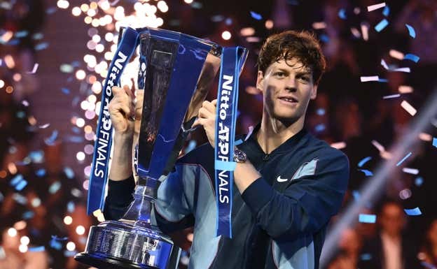 Jannik Sinner, campeón de las ATP Finals de Turín.  Marco BERTORELLO / AFP