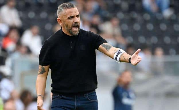 Rui Borges es el nuevo entrenador del Sporting. MIGUEL RIOPA / AFP