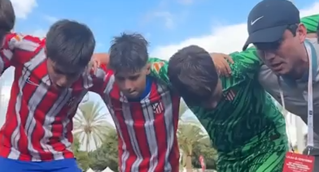 Los jugadores del Atleti trasmiten su pasión a LaLiga Futures.