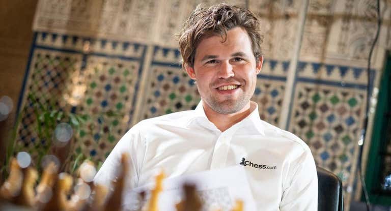 Magnus Carlsen, durante un torneo.