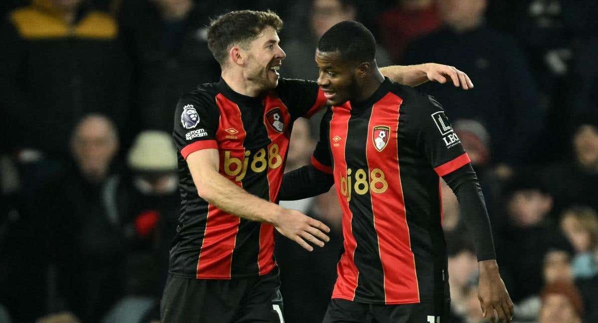 Dango Ouattara salvó un punto para el Bournemouth de Iraola.
