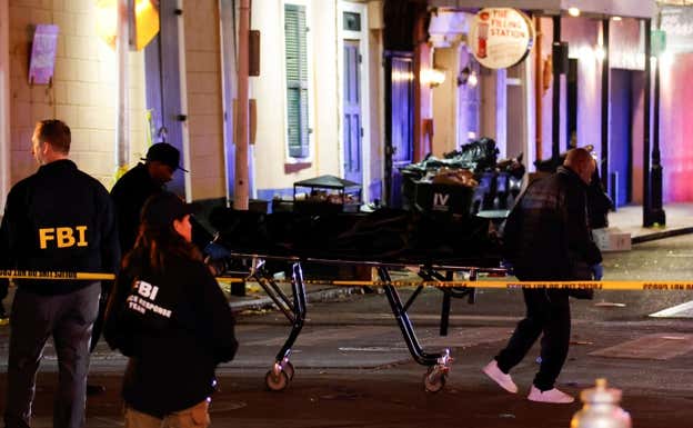 Las autoridades investigan la tragedia de Nueva Orleans. AFP