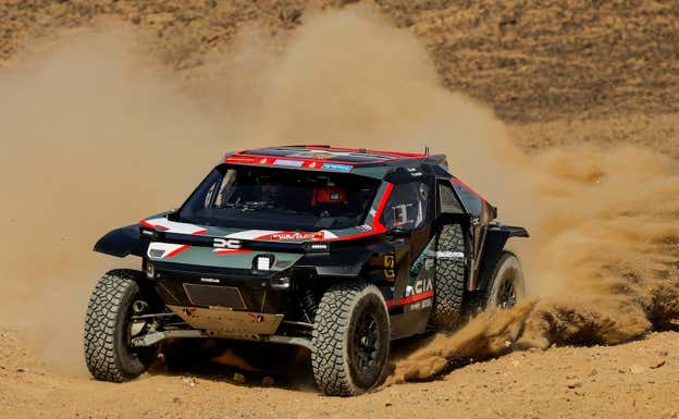 Imagen del Dacia Sandrider de Sebastien Loeb en el Dakar 2025. REUTERS