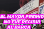 Israel García le pidió matrimonio a su novia al final del partido contra el Barcelona.