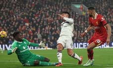 Amad Diallo rasca un empate para el Manchester United en Anfield en una segunda parte de locura