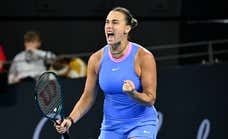 Sabalenka se emplea a fondo para superar a Kudermetova y levantar su primer título de 2025