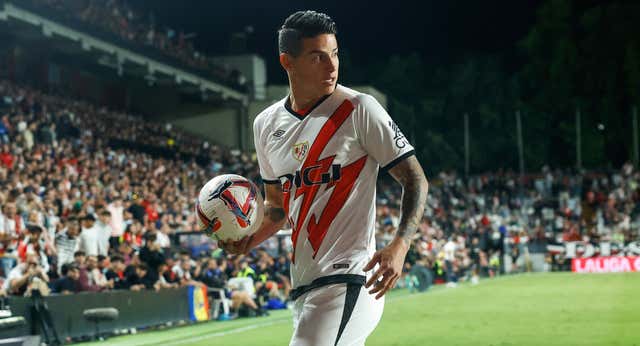 El Rayo Vallecano anuncia la salida de James Rodríguez tras cuatro meses de incertidumbre