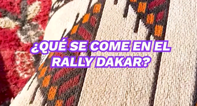 En Relevo mostramos qué comida come un periodista en el Rally Dakar