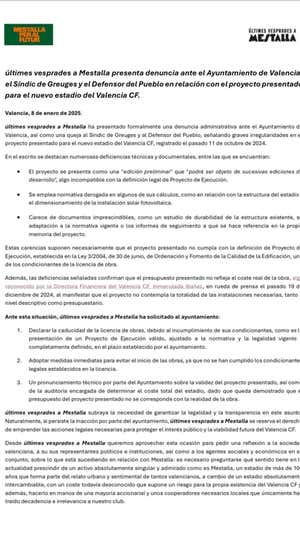 La denuncia administrativa de UVAM.  UVAM.