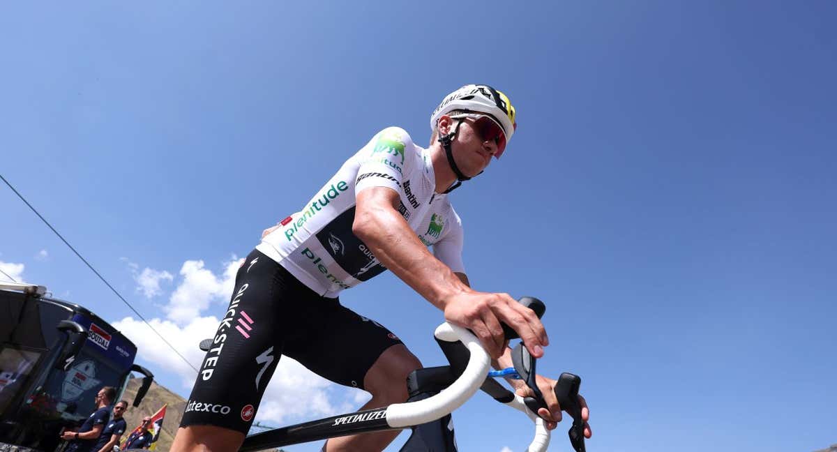 Evenepoel, en la Vuelta a España de 2023.
