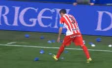 Sesma Espinosa para el Oviedo - Sporting por lanzamiento de objetos