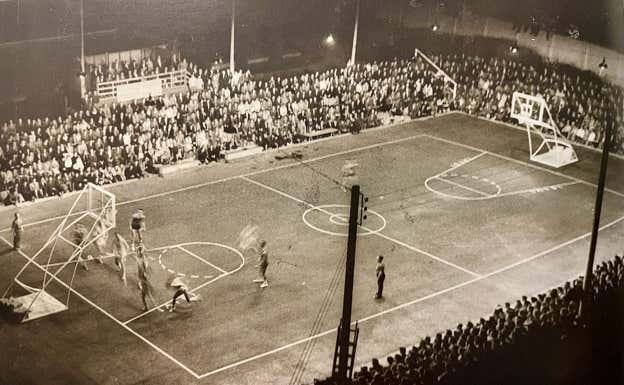 La pista de Helios, escenario de la final entre Real Madrid y Juventud.  ARCHIVO CN HELIOS