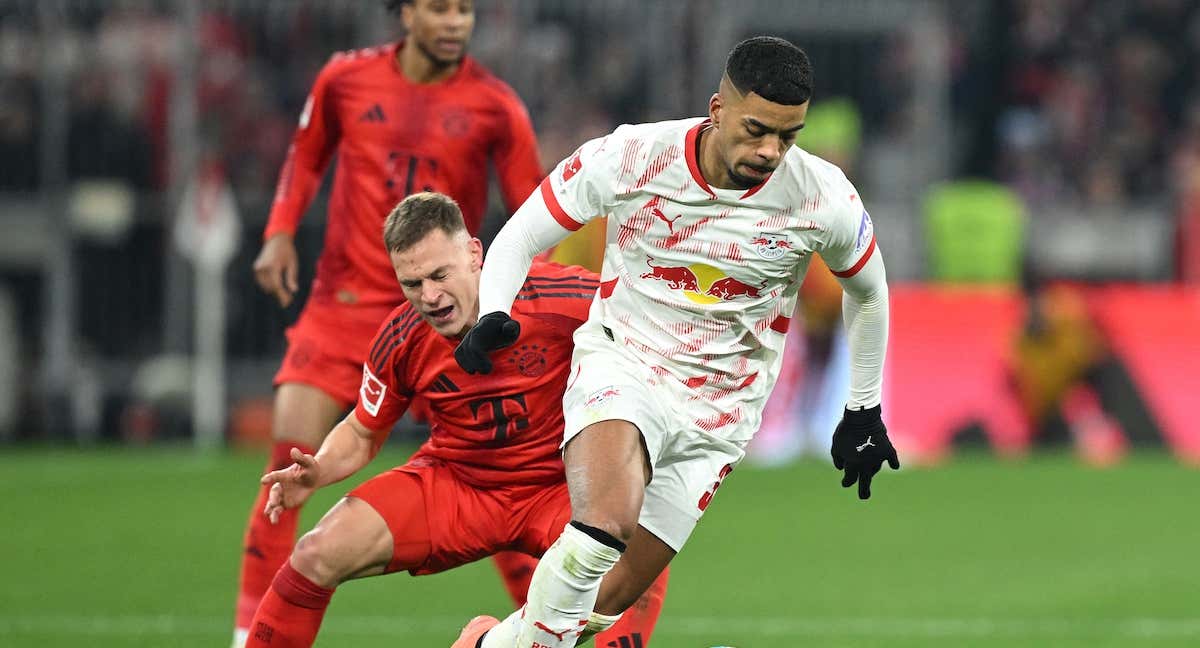 El jugador del RB Leipzig Benjamin Henrichs./REUTERS