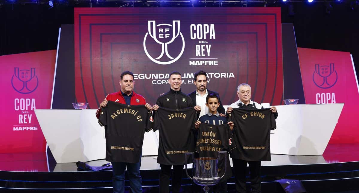 Una imagen del sorteo de octavos de Copa.