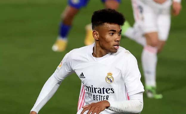 Marvin Park, en el Real Madrid durante la temporada 2020-2021 EFE