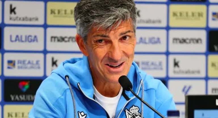 Imanol Alguacil apuesta por la victoria de la Real frente al Rayo Vallecano.