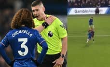 Marc Cucurella sufre una agresión histórica en la Premier que solo fue castigada con amarilla a pesar del VAR