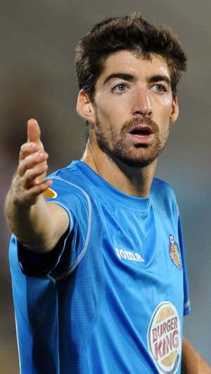 Javier Arizmendi, en su etapa como jugador del Getafe.  GETTY