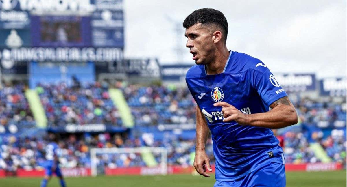 Esta es la quinta temporada de Carles Aleñá en el Getafe./AFP