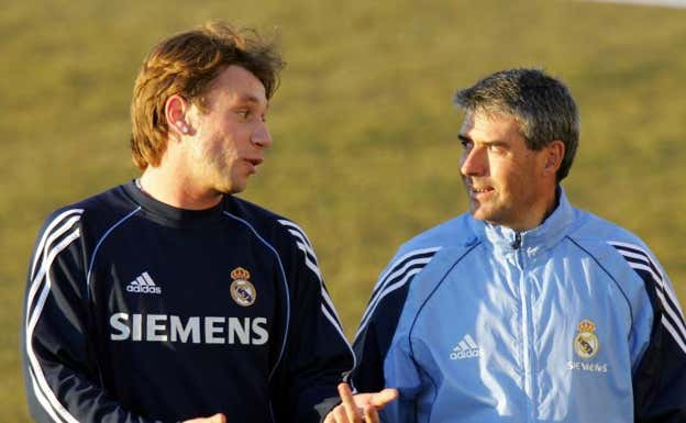 Cassano, junto al preparador físico Pau Alberti. AGENCIAS