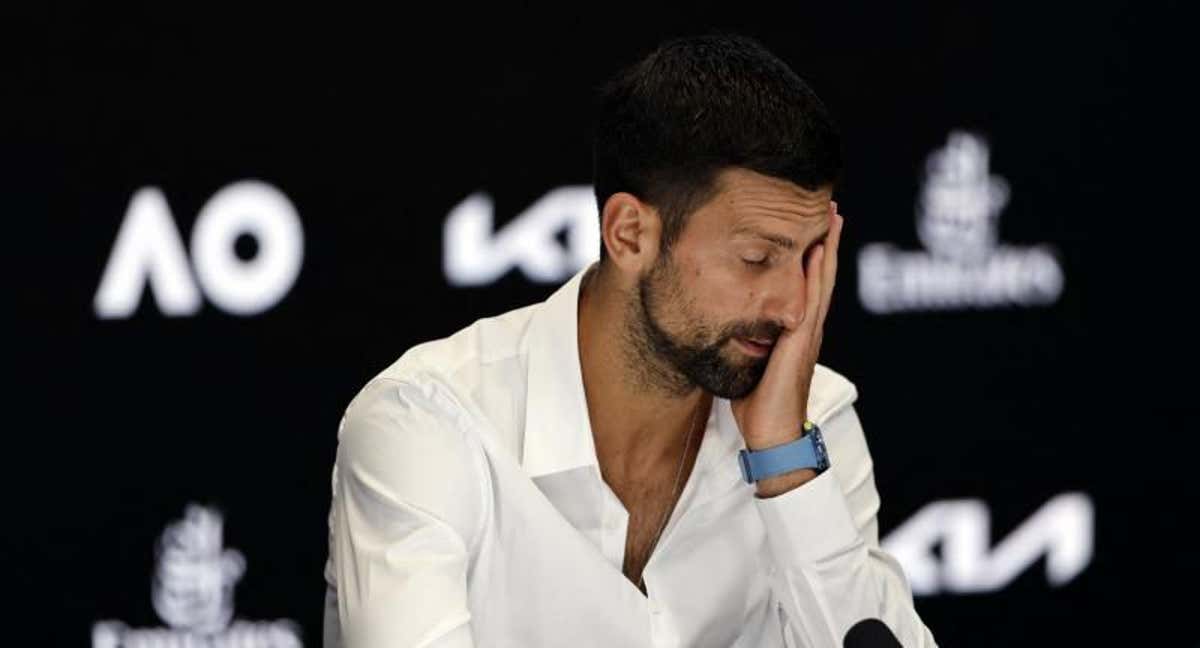 Djokovic, en la conferencia de prensa. /REUTERS